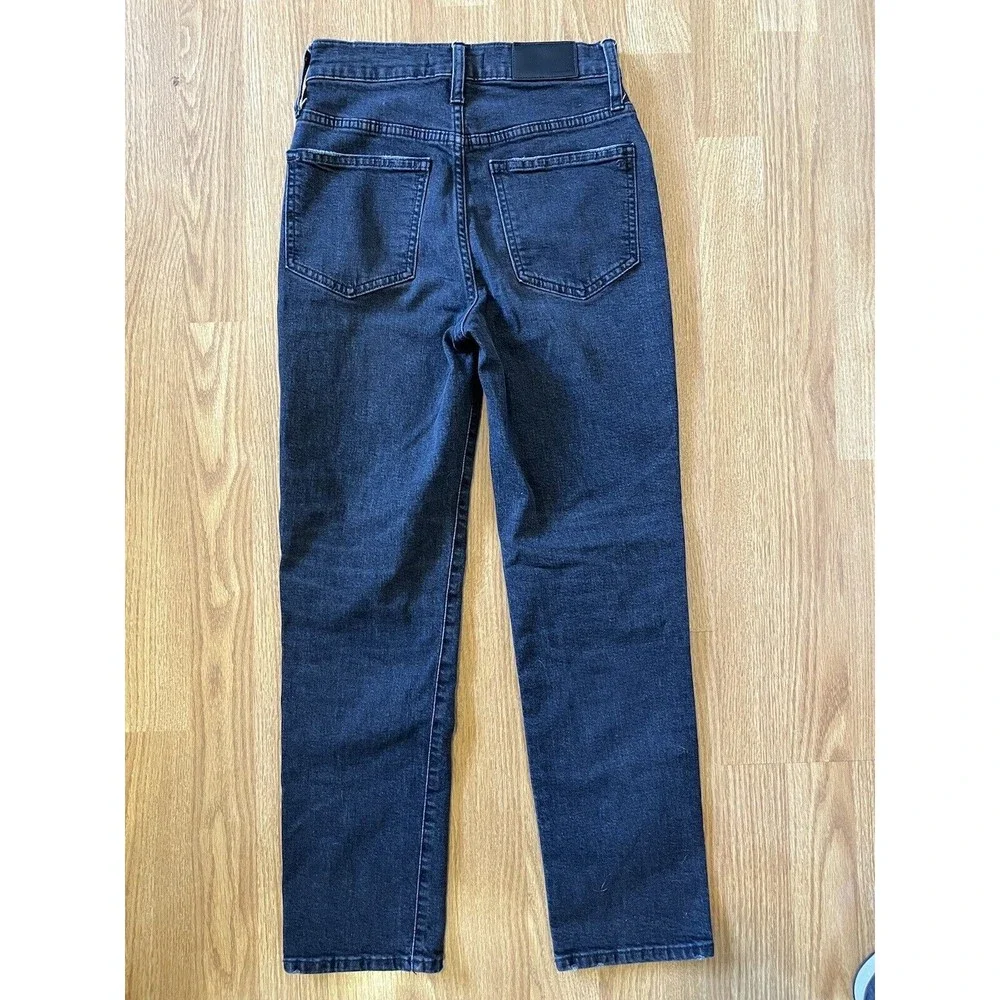 Madewell Dark Gray The Perfect Vintage Crop Jeans Size 24